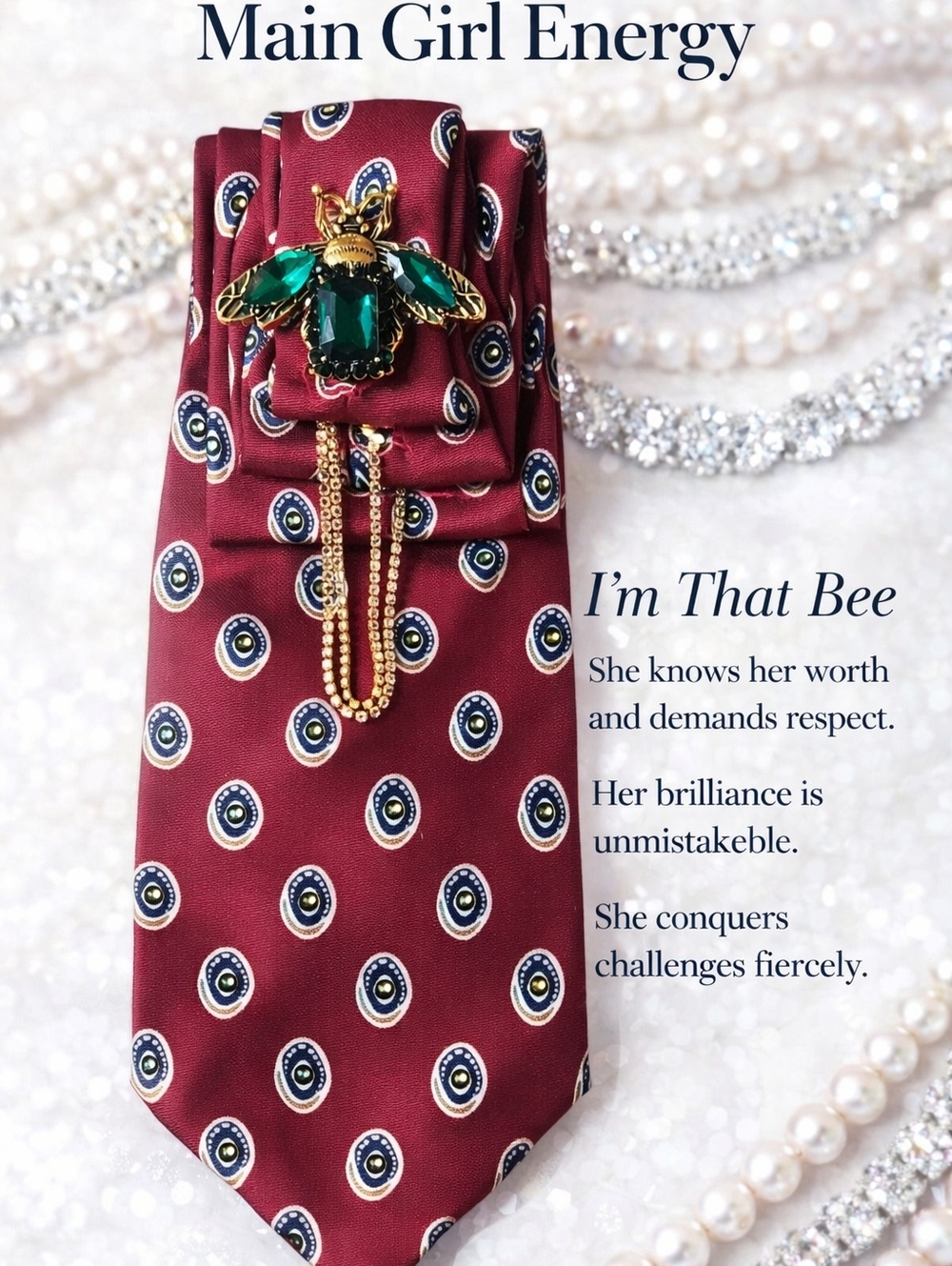 Women's Fashion Tie- I'M THAT BEE